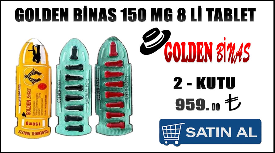 Golden binas 150 mg 8 li cinsel Sağlık Ürünleri Hızlı Kargo 