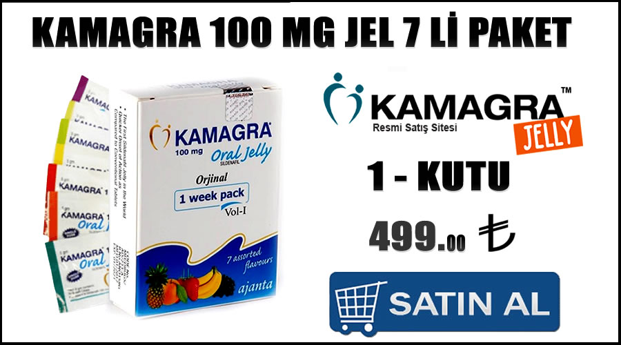 Kamagra 100 mg jel 7 li paket Erkek performans artırıcı takviye