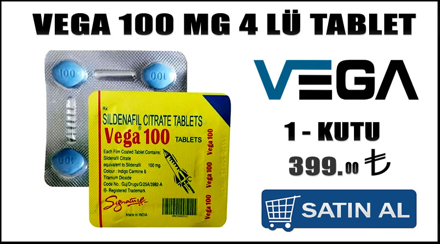 Vega 100 mg 4 lü Uzun süreli performans hapları